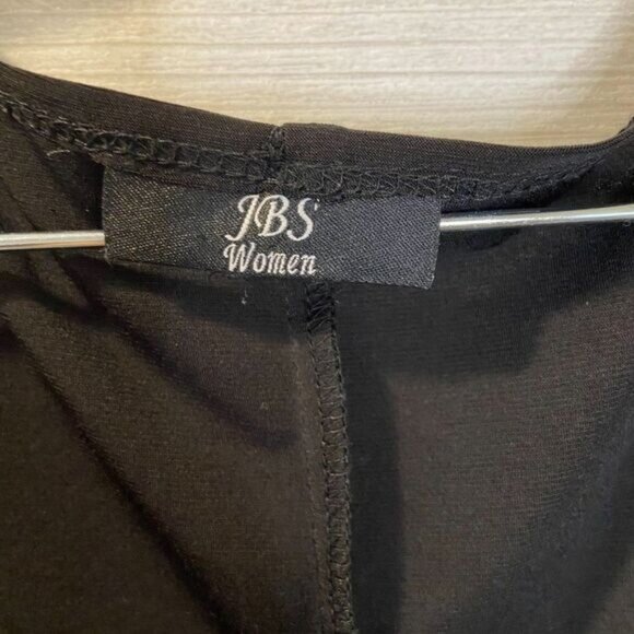 JBS Women Surplice Neckline Cold‎ Shoulder Pearl Accent Ruched Dress - Picture 8 of 8